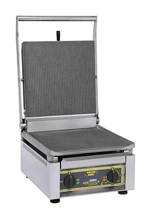 ontsmettingsmiddel gevoeligheid afgewerkt Professional contact-grills : Extra-large cast-iron contact-grill with  electronic timer